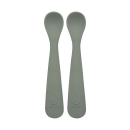 Jollein Lepeltje Siliconen Ash Green 2-Pack Jollein Lepeltje Siliconen Ash Green 2-Pack