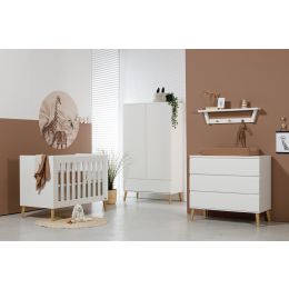 TWF Ledikant 60 x 120 - Commode - Hanglegkast Beach Island White