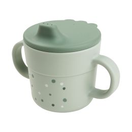Done By Deer Foodie Spout Cup Happy Dots Green