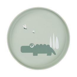 Done By Deer Foodie Plate Croco Green