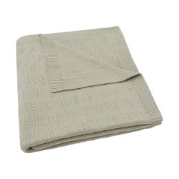 Jollein Ledikantdeken Grain Knit Olive Green 100 x 150 cm