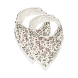 Jollein Slab Bandana Retro Flowers 2-Pack