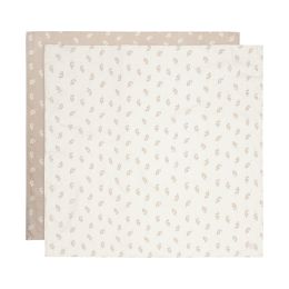 Jollein Multidoek Hydrofiel Twig Wild Rose 115 x 115 cm 2-Pack