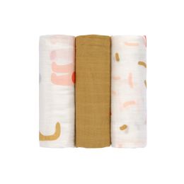 Lässig Heavenly Soft Swaddle L Little Mateys Spicy Orange 80 x 80 cm 3-Pack Lässig Heavenly Soft Swaddle L Little Mateys Spicy Orange 80 x 80 cm 3-Pack
