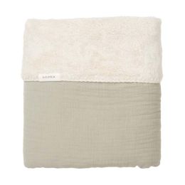Koeka Ledikantdeken Teddy Faro Sage 100 x 150 cm