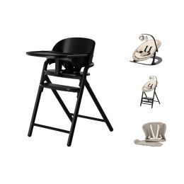 Qute Q-Sittle Eetstoel & Rocker - Full Black/Clay/Sand