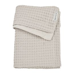 Meyco Ledikantdeken Waffle Cotton Greige 100 x 150 cm