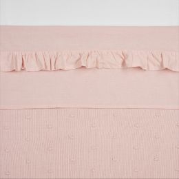 Meyco Wieglaken Ruffle Soft Pink 75 x 100 cm