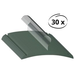 TWF Kledinghanger Hout Legergroen (30 stuks)