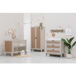 TWF Ledikant 60 x 120 - Commode 3 Laden - Hanglegkast 2 Deuren Tampere