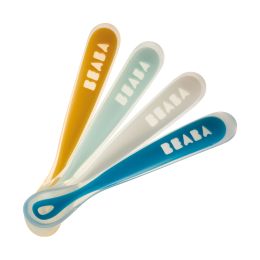 Béaba Lepel Set Siliconen Storm 4+ Maanden (4 Stuks) Assorti