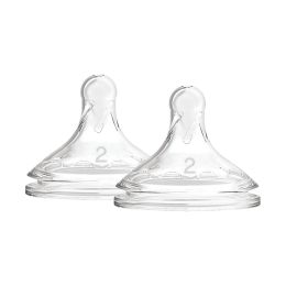 Dr. Brown's Flesspeen Brede Hals Options+ Fase 2 2-Pack