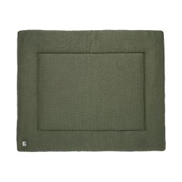 Jollein Boxkleed Pure Knit Leaf Green 75 x 95 cm