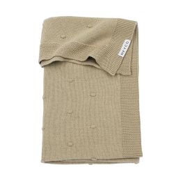 Meyco Wiegdeken Mini Knots Sand 75x100cm