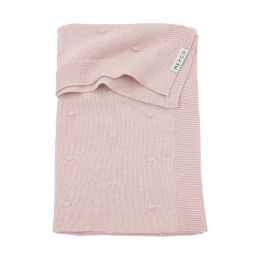 Meyco Ledikantdeken Mini Knots Soft Pink 100x150cm