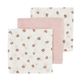 Meyco Monddoek Mini Panther Soft Pink 30x30cm 3-Pack