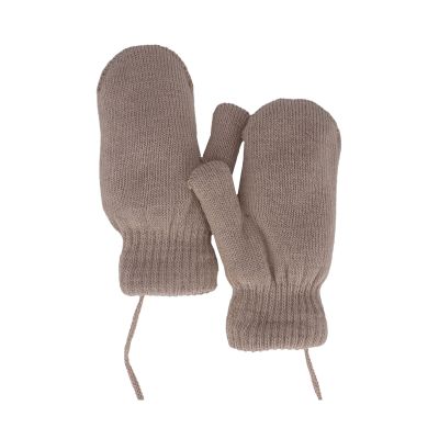 Sarlini Wanten Knit Teddy Voering Dark Camel