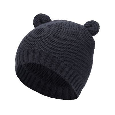 Sarlini Muts Knit Oortjes Navy