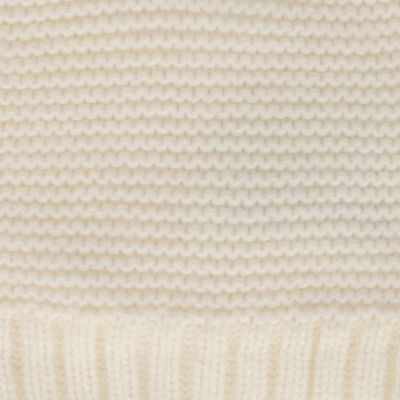 Sarlini Muts Knit Oortjes Offwhite  12-24 maanden