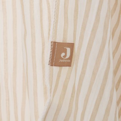 Jollein Stripe Klamboe - 245 cm - Oatmeal/Hazel Jollein Stripe Klamboe - 245 cm - Oatmeal/Hazel