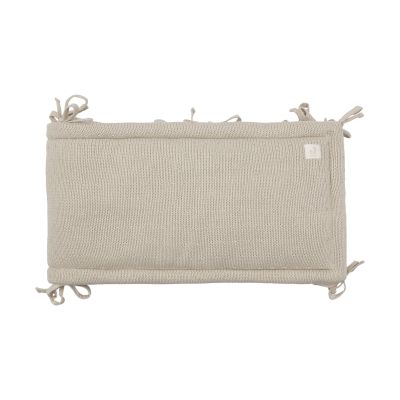 Jollein Sprinkle Knit Boxbumper - 180 x 30 cm - Sand Jollein Sprinkle Knit Boxbumper - 180 x 30 cm - Sand