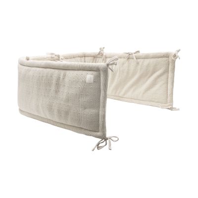 Jollein Sprinkle Knit Boxbumper - 180 x 30 cm - Sand Jollein Sprinkle Knit Boxbumper - 180 x 30 cm - Sand