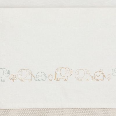 Jollein Laken - Elephant Tales - Wieg - 75×100 cm