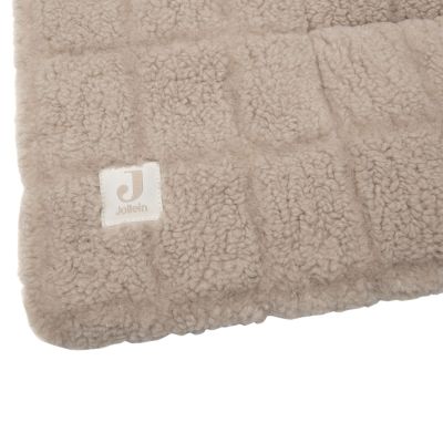 Jollein Boxkleed Box Teddy - Warm Sand - 75×95 cm Jollein Boxkleed Box Teddy - Warm Sand - 75×95 cm