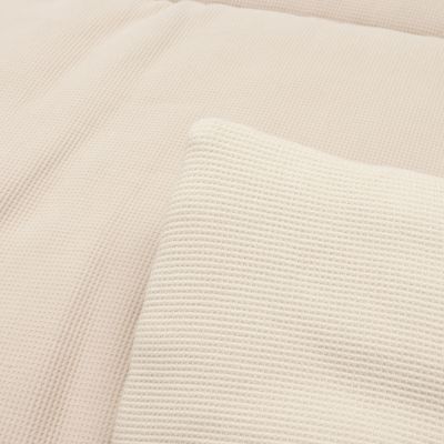 Jollein Boxkleed - Little Waffle - 75 x 95 cm - Warm Sand
