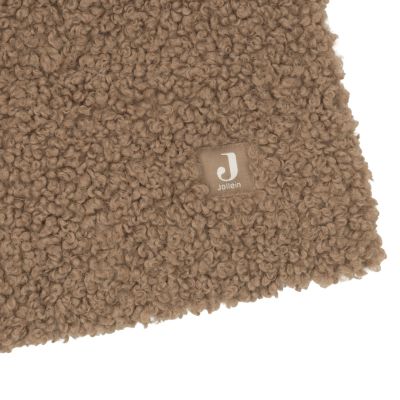 Jollein Curlé Boxkleed - 75 x 95 cm - Dark Hazel Jollein Curlé Boxkleed - 75 x 95 cm - Dark Hazel