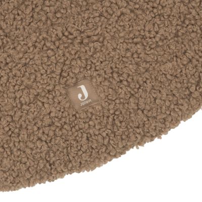 Jollein Rond Boxkleed - Curlé - Ø 95 cm - Dark Hazel Jollein Rond Boxkleed - Curlé - Ø 95 cm - Dark Hazel