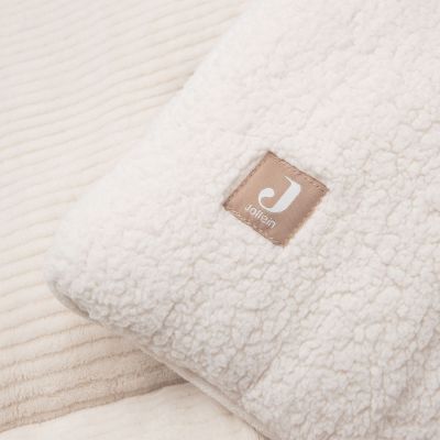 Jollein Boxkleed Box Cloudy Rib - Oatmeal - 100×100 cm