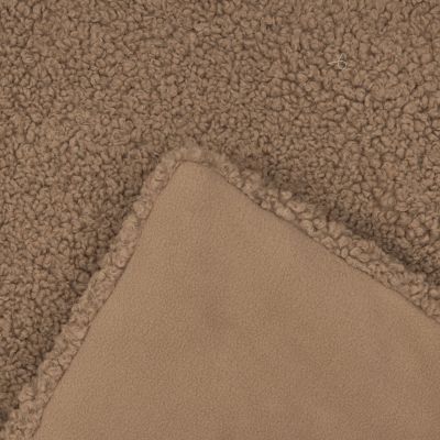 Jollein Boxkleed - Curlé - 100 x 100 cm - Dark Hazel Jollein Boxkleed - Curlé - 100 x 100 cm - Dark Hazel
