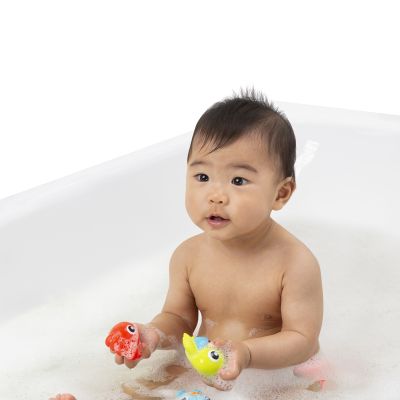 Playgro Badspeelgoed - Mini Marine Squirtees - 10 Stuks