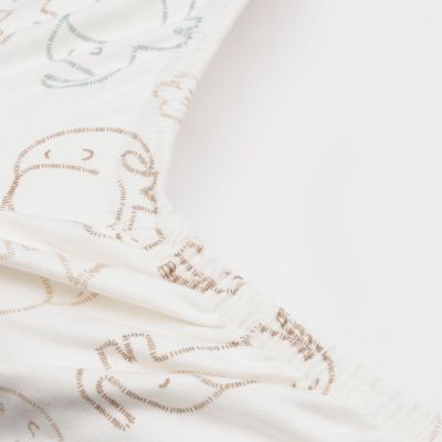 Jollein Aankleedkussenhoes - Jersey - 50 x 70 cm - Elephant Tales Jollein Aankleedkussenhoes - Jersey - 50 x 70 cm - Elephant Tales