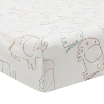 Jollein Aankleedkussenhoes - Jersey - 50 x 70 cm - Elephant Tales Jollein Aankleedkussenhoes - Jersey - 50 x 70 cm - Elephant Tales