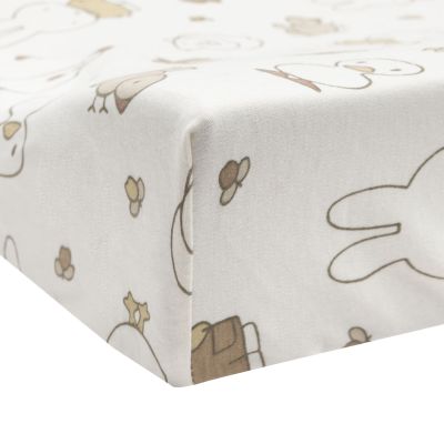 Jollein Aankleedkussenhoes - Jersey - 50 x 70 cm - Miffy Family Farm