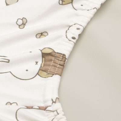 Jollein Aankleedkussenhoes - Jersey - 50 x 70 cm - Miffy Family Farm