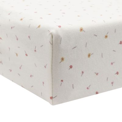 Jollein Aankleedkussenhoes - Jersey - 50 x 70 cm - Pretty Picnic Flower Drops