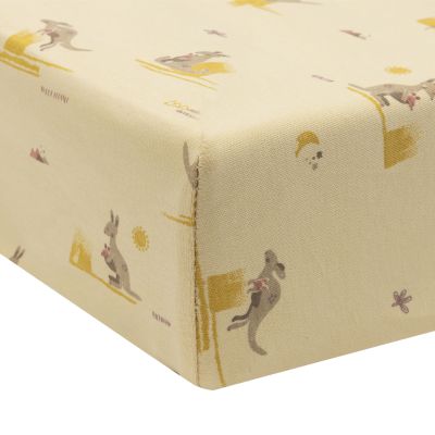 Jollein Aankleedkussenhoes - Jersey - 50 x 70 cm - Kangaroots