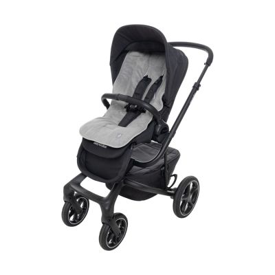 Jollein Inlegger Buggy/Wandelwagen - Badstof/Katoen - Storm Grey 