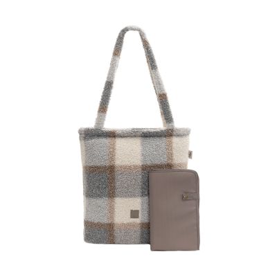 Jollein Luiertas Shopper Check - Boucle