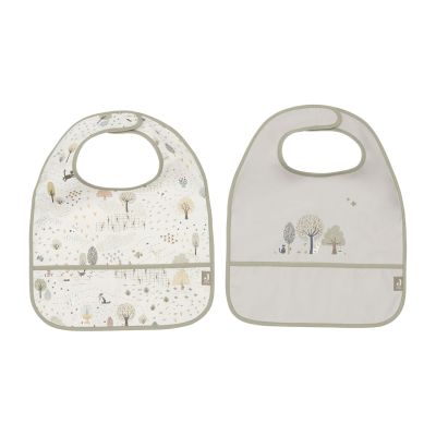 Jollein Slab Waterproof - Tiny Park - 2 Stuks Jollein Slab Waterproof - Tiny Park - 2 Stuks