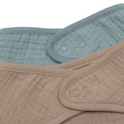 Jollein Slab Bandana Hydrofiel - Sea Green/Biscuit- 2 Stuks