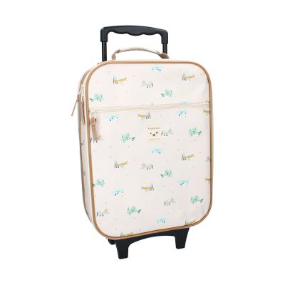 Kidzroom Trolley koffer - Small Talk - Beige