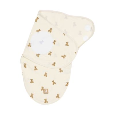 Jollein Baby Slaapzak Wrapper - Mini Teddy Bear - 0-3 Maanden