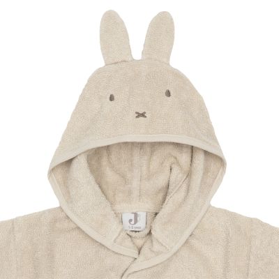 Jollein Badjas Badstof Miffy Warm Sand 1-2 jaar Jollein Badjas Badstof Miffy Warm Sand 1-2 jaar
