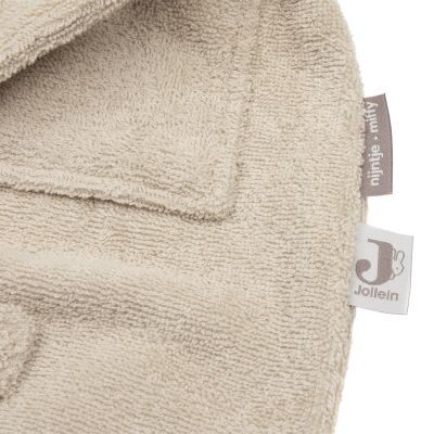 Jollein Badjas Badstof Miffy Warm Sand 1-2 jaar Jollein Badjas Badstof Miffy Warm Sand 1-2 jaar