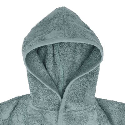Jollein Miffy Jacquard Badjas - 3-4 Jaar - Badstof - Sea Green