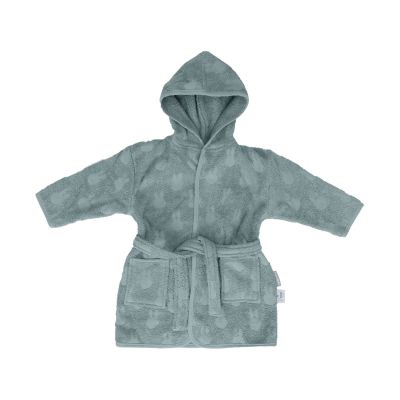 Jollein Miffy Jacquard Badjas - 3-4 Jaar - Badstof - Sea Green